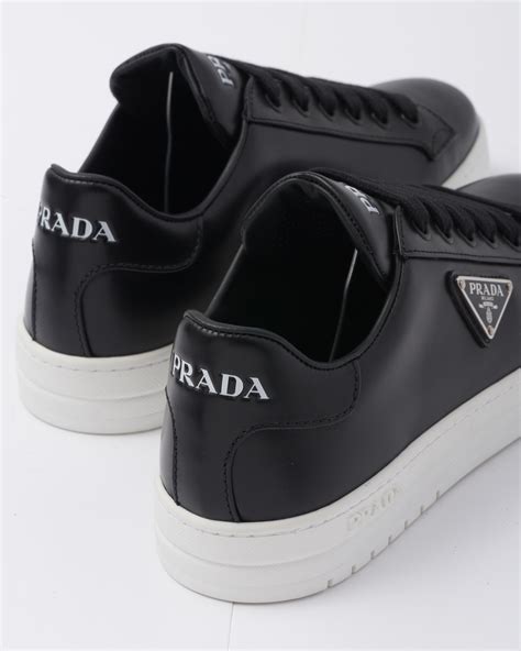 prada white and black sneakers